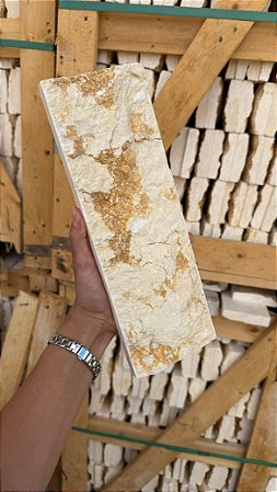 Pedra Travertino Cairo 10X30 - ( Preço /m² )