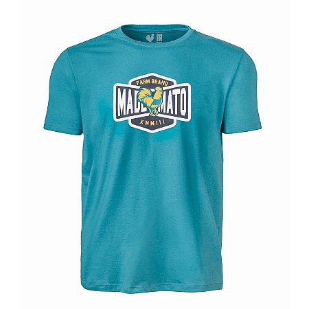 Camiseta Masculina Estampada Azul Farm Brand