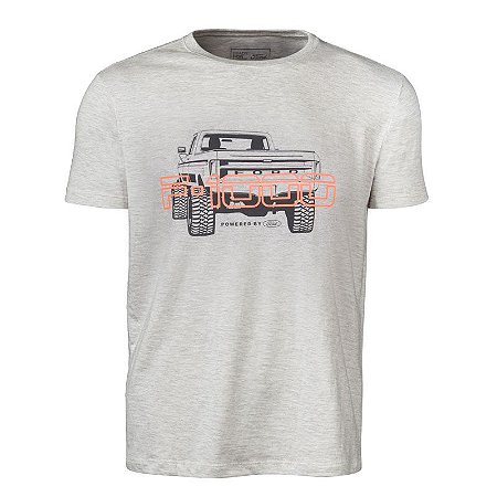 Camiseta Estampada Ford F1000 Mescla Grafite