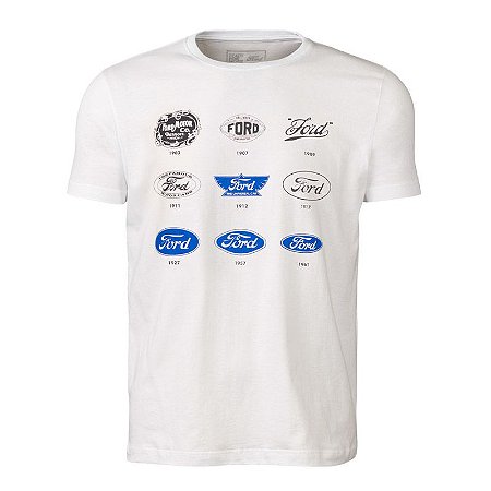 Camiseta Estampada Ford Since Off White