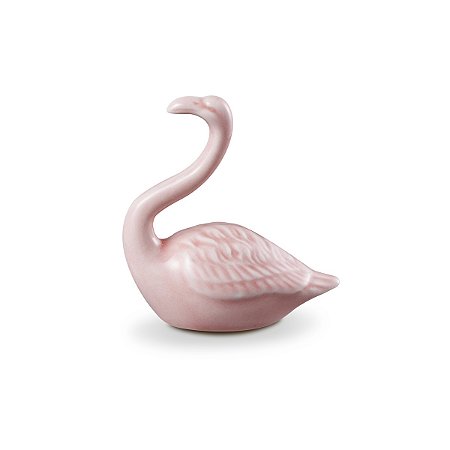 Flamingo rosa decorativo 8,5cm