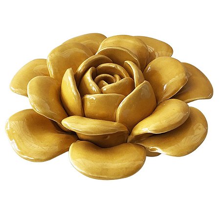 Flor Decorativa Amarela BTC