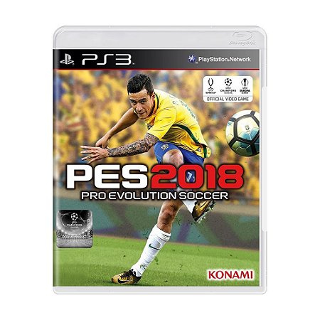 Jogo Pro Evolution Soccer 2018 (PES 18) - PS3