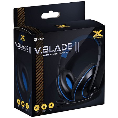 Headset VX Gaming V Blade II - Preto com Azul