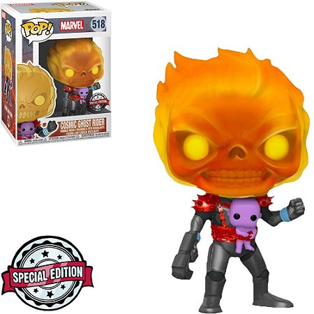 Funko Pop! Marvel Exclusive - Cosmic Ghost Rider (With Baby Thanos) #518