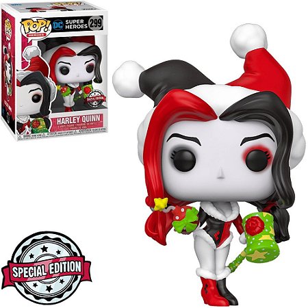 Funko Pop! Heroes - Dc Super Heroes Exclusive - Harley Quinn (Holiday Bomb) #299