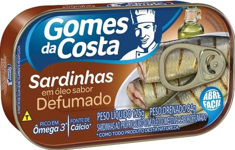 Sardinha Gomes Da Costa Defumado 125g Caldeirao Da Economia