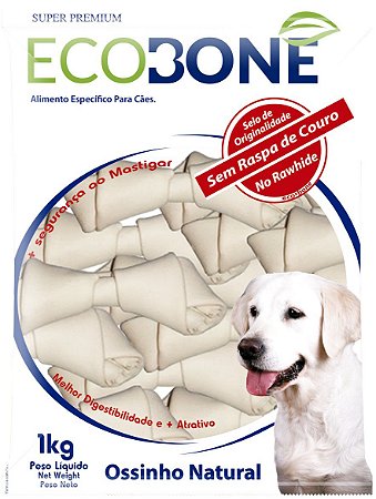 ossinho para cachorro natural 100 vegetal nó 6 7 1kg vegpet