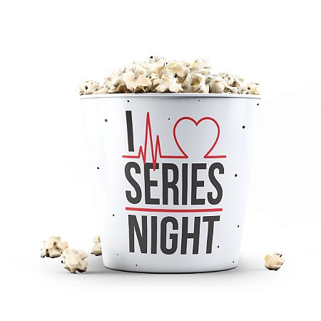 Balde de Pipoca 3,5 litros - I LOVE SERIES NIGHT