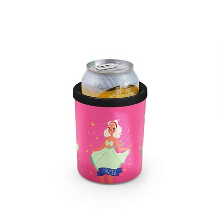 Porta Latas 350ml SIGNOS (rosa) - Câncer