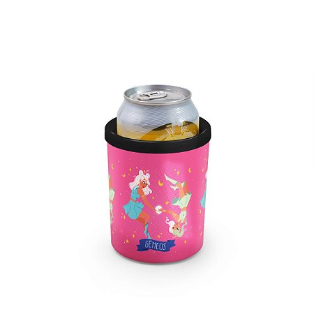 Porta Latas 350ml SIGNOS (rosa) - Gêmeos