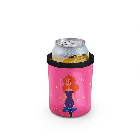 Porta Latas 350ml SIGNOS (rosa) - Leão