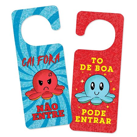 Aviso de Porta - Polvo do Humor