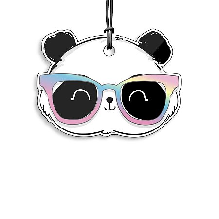 Tag para Mala, Mochila ou Lancheira - PANDA