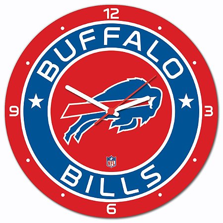 Relógio de Parede Licenciado NFL - Buffalo Bills
