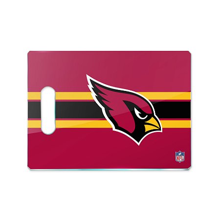 Tábua de Carne de Vidro Licenciada NFL - Arizona Cardinals