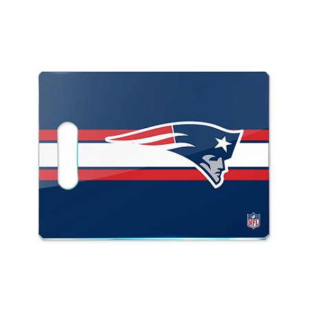 Tábua de Carne de Vidro Licenciada NFL - New England Patriots