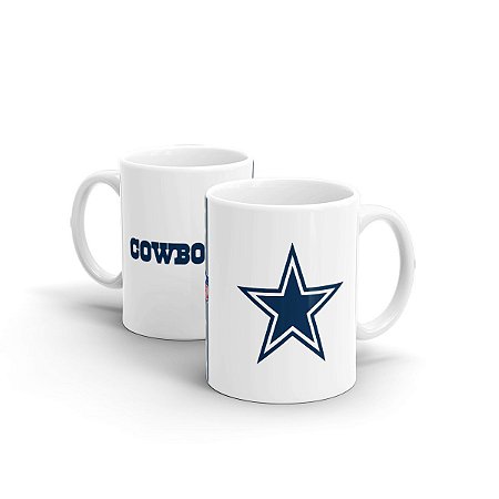 Caneca de Cerâmica Licenciada NFL - Dallas Cowboys