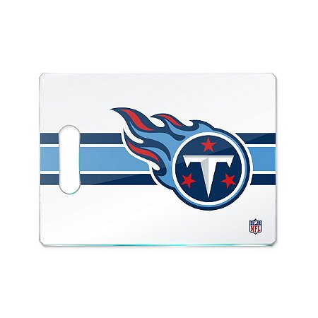 Tábua de Carne de Vidro Licenciada NFL - Tennessee Titans