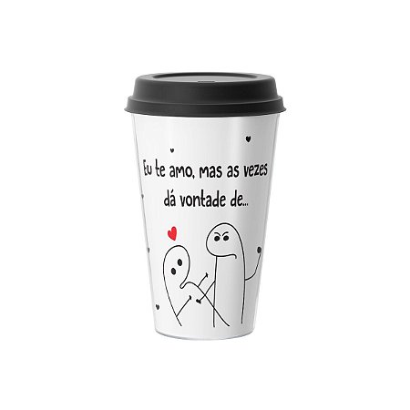 Copo Café 500ml - te amo mas...