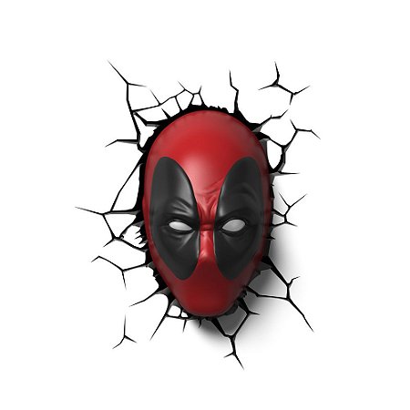 Luminária 3D Light FX Deadpool