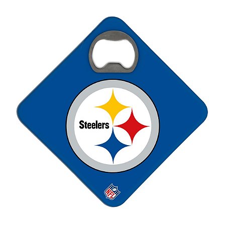 Porta Copos c/ Abridor Licenciado NFL - Pittsburgh Steelers