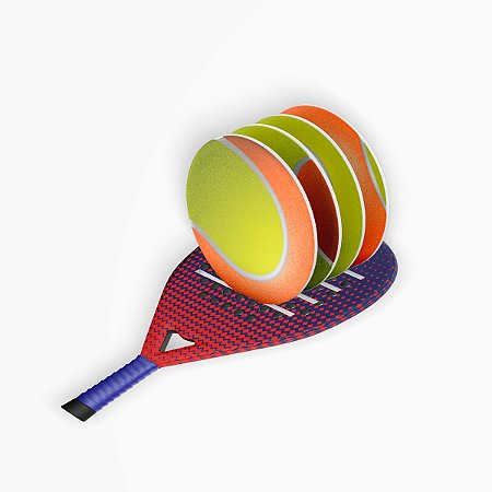 Porta Copos de acrílico - Beach Tennis
