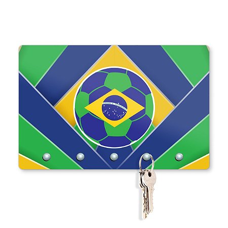 Porta Chaves 20X13 - Bola Copa do Mundo