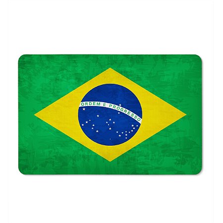 Tapete de Tecido Multiuso 60x40cm - Bandeira do Brasil