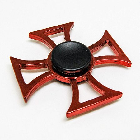 Fidget Hand Spinner Anti Stress Em Ferro Cruz de Malta - Beek