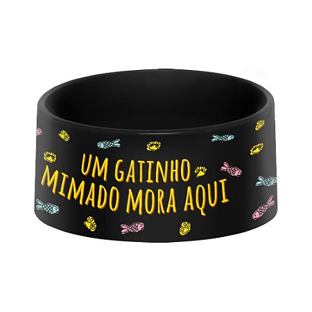 Comedouro e Bebedouro Pet - Gatinho Mimado