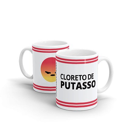 Caneca Cerâmica Branca - CLORETO DE PUTASSO