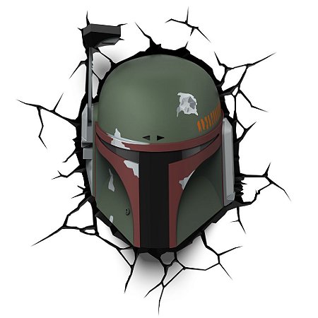 Luminária 3D Light FX Star Wars Boba Fett