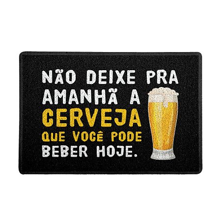 Capacho 60x40cm - CERVEJA PARA HOJE