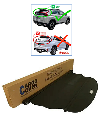 Mitsubishi Eclipse Cross Até 2021 - Tampa Retrátil do Porta-Malas