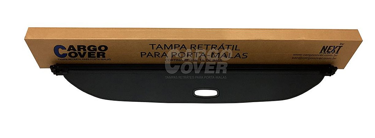 Mitsubishi PAJERO SPORT até 2012 - Tampa Retrátil do porta-malas (apenas para veículos que já possuem as esperas/trilhos plásticos instalados) - PRETA.