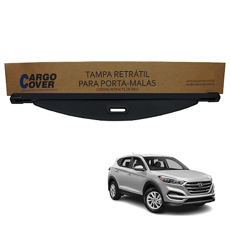 Hyundai NEW TUCSON 2016 em diante - Tampa Retrátil do porta-malas (Preta)