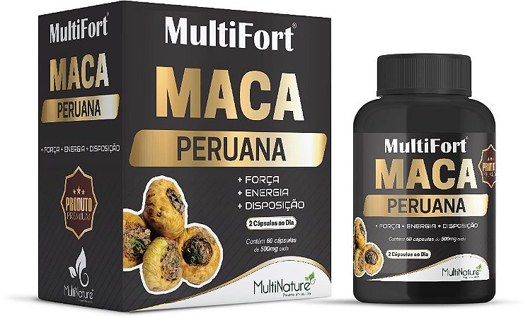 MultiFort Maca Peruana Premium 1.000mg 60 Capsulas