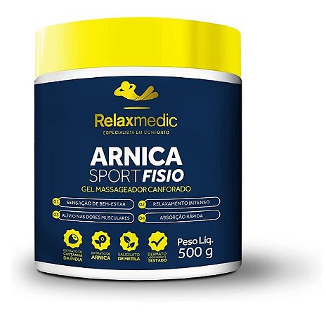 Gel Massageador Arnica Sport Fisio 500g