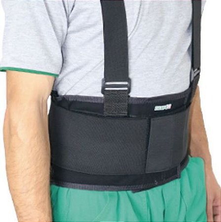 Corset ortopédico ajustável Back Support Belt Men Back Brace Belt