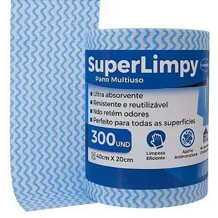 Pano Multi Uso - Rolo com 300un