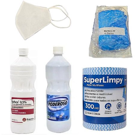 Kit Higienização e Antissepsia