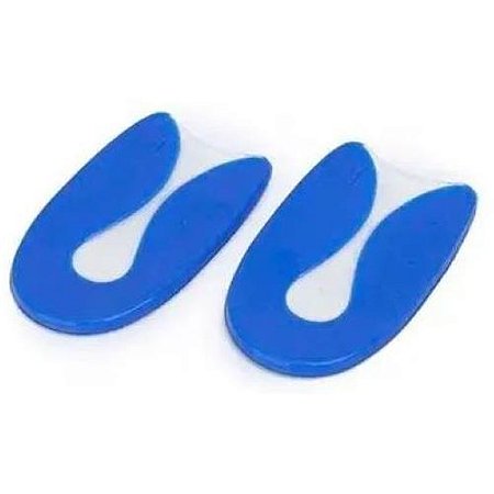 Calcanheira Baixa com Proteção Azul de Silicone