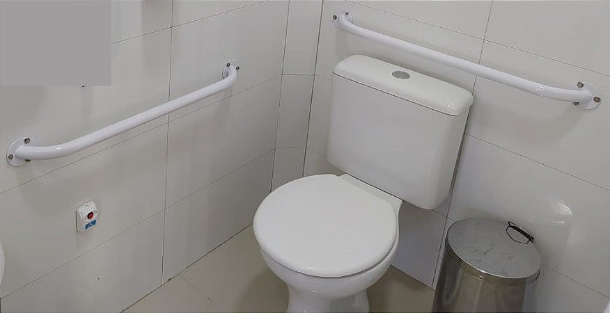 Barra de Apoio 80 cm para Banheiro (2 unidades)