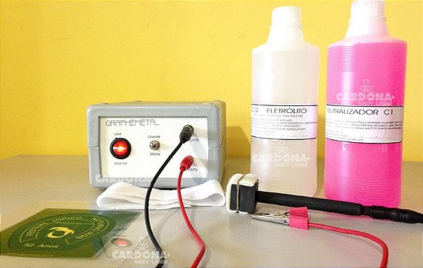 KIT GRAVADOR ELETROQUÍMICO - GRAVAÇÃO EM METAIS