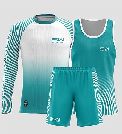 Kit Masculino | Manga Longa, Regata e Shorts | Hupi Elite