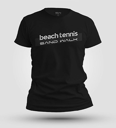 Camiseta Sand Walk | Beach Tennis | Preta
