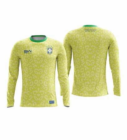 Camisa Manga Longa | Masculina | Copa 2022 | Amarela