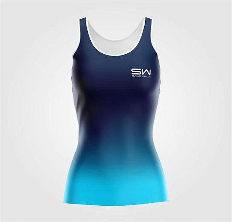 Regata Feminina | Azul Escuro & Azul Claro