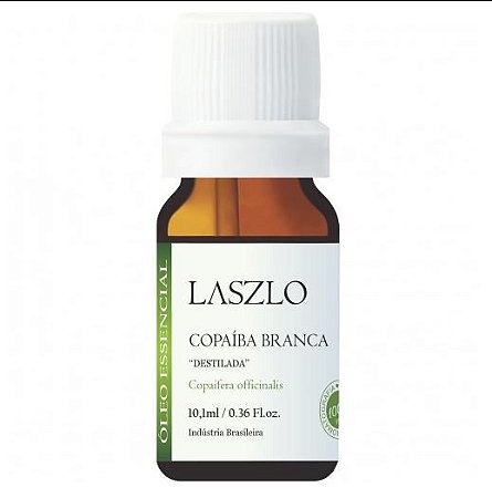 ÓLEO ESSENCIAL DE COPAÍBA BRANCA (DESTILADA) - LASZLO - 10,1ML